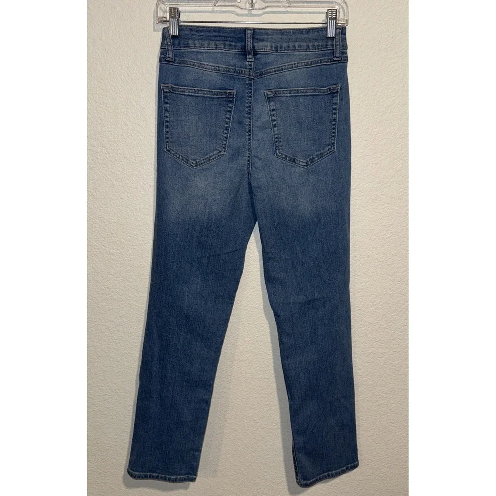 Sincerely Jules Jeans  Distressed  Womens Size 1/25 High Rise Straight Leg
